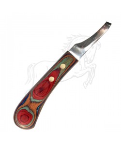 Multi Colored Handle Hoof Knife